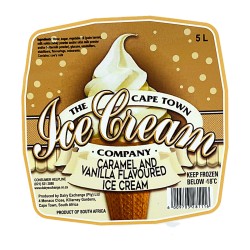 Caramel & Vanilla Ice Cream 5L