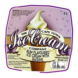 Rum&Raisin Ice Cream 5L